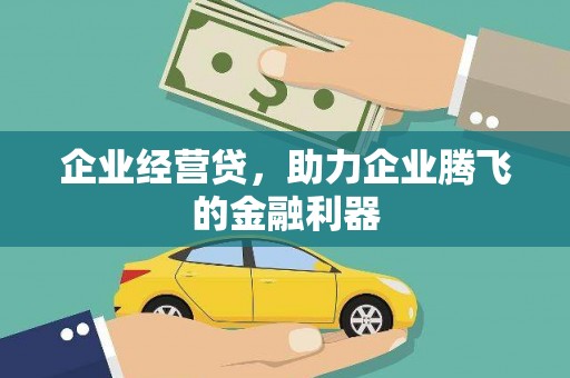 建宁企业经营贷，助力企业腾飞的金融利器