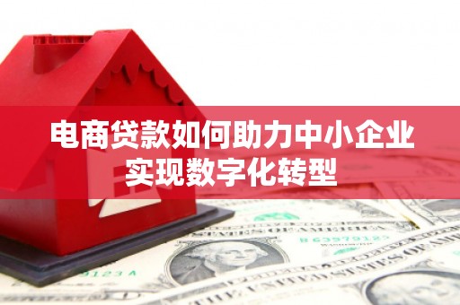 建宁电商贷款如何助力中小企业实现数字化转型