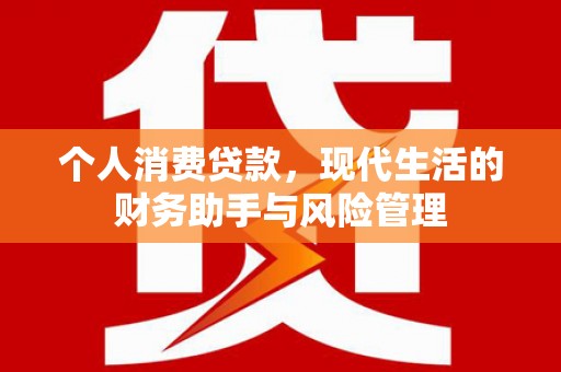 建宁个人消费贷款，现代生活的财务助手与风险管理