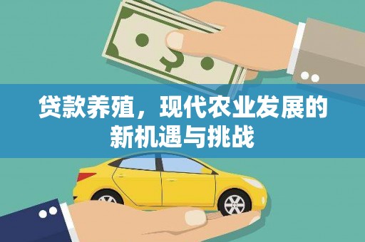 建宁贷款养殖，现代农业发展的新机遇与挑战
