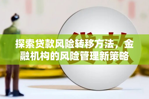 建宁探索贷款风险转移方法，金融机构的风险管理新策略