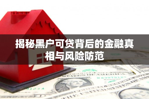 建宁揭秘黑户可贷背后的金融真相与风险防范