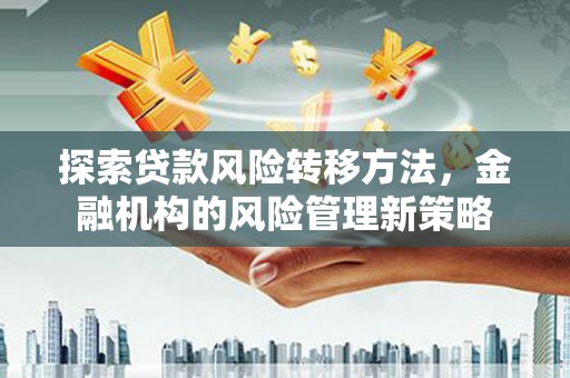 建宁探索贷款风险转移方法，金融机构的风险管理新策略