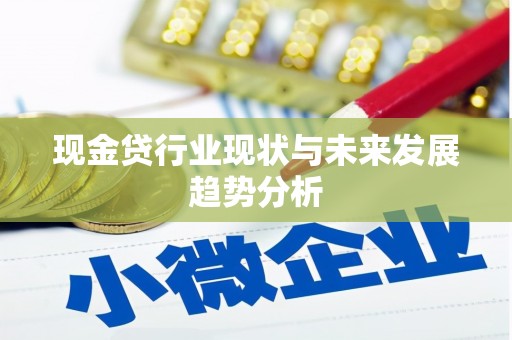 建宁现金贷行业现状与未来发展趋势分析