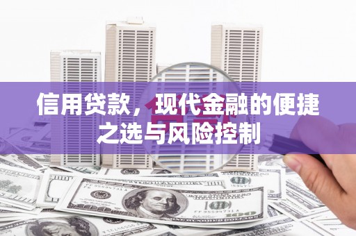建宁信用贷款，现代金融的便捷之选与风险控制