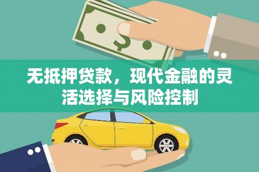 建宁无抵押贷款，现代金融的灵活选择与风险控制