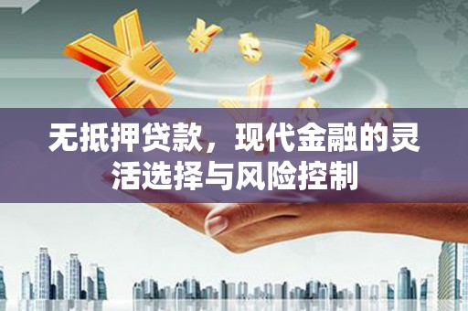 建宁无抵押贷款，现代金融的灵活选择与风险控制