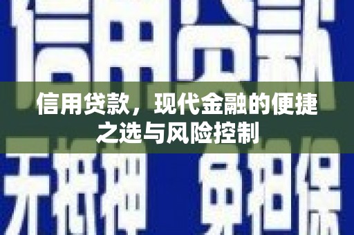 建宁信用贷款，现代金融的便捷之选与风险控制
