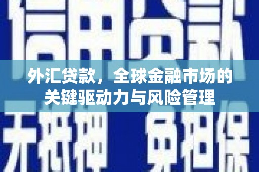 建宁外汇贷款，全球金融市场的关键驱动力与风险管理