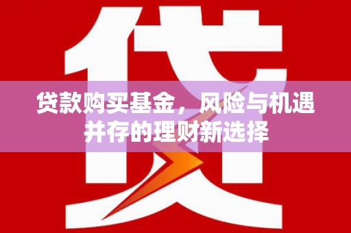 建宁贷款购买基金，风险与机遇并存的理财新选择