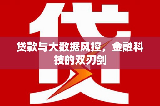 建宁贷款与大数据风控，金融科技的双刃剑