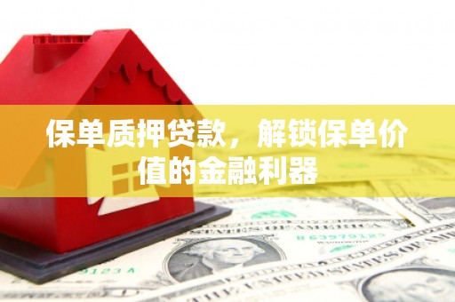 建宁保单质押贷款，解锁保单价值的金融利器