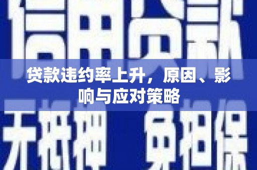 建宁贷款违约率上升，原因、影响与应对策略