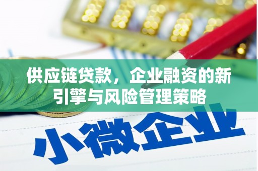 建宁供应链贷款，企业融资的新引擎与风险管理策略