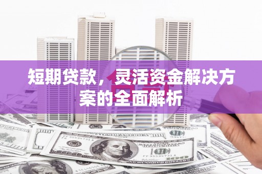 建宁短期贷款，灵活资金解决方案的全面解析