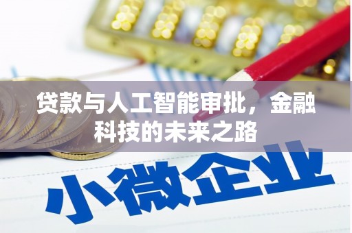 建宁贷款与人工智能审批，金融科技的未来之路