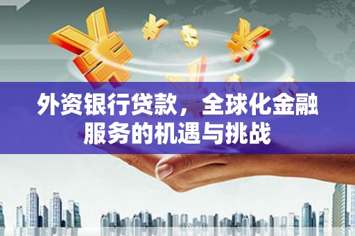 建宁外资银行贷款，全球化金融服务的机遇与挑战