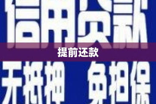 建宁提前还款